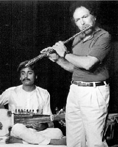 Performing with Paul Horn